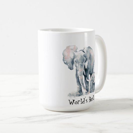 Das beste Zitat für afrikanische Tierwelt in Eleph Kaffeetasse (VorderseiteRechts)