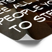 Das Besteigen der Unternehmensleiter gibt Perspekt Poster (Ecke)