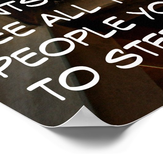 Das Besteigen der Unternehmensleiter gibt Perspekt Poster (Ecke)