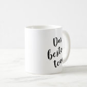 DAS BESTEN TEAM KAFFEETASSE (VorderseiteRechts)