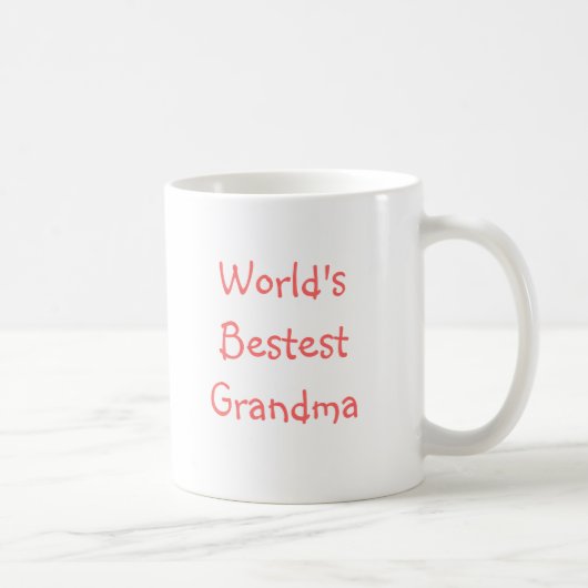 Das Bestest der Welt Großmutter Kaffeetasse (Rechts)