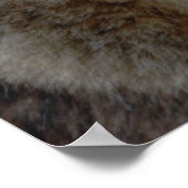 Das Bestie Inside - Wolf Motivierend Poster (Ecke)