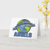 Das bestste Abuelo der Welt Karte (Gelbe Blume)