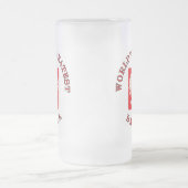 Das bestste Babcia der Welt Mattglas Bierglas (Mittel)