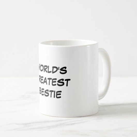 "Das bestste Bestie der Welt" Tasse (VorderseiteRechts)