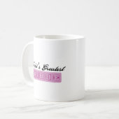 Das bestste Bubbe der Welt Kaffeetasse (Vorderseite Links)