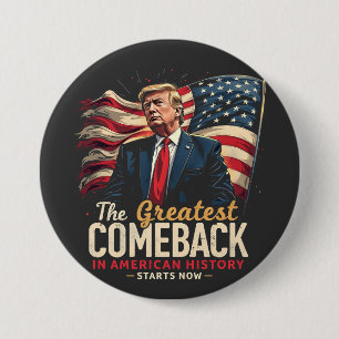 Das Bestste Comeback in der amerikanischen Geschic Button