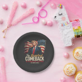 Das Bestste Comeback in der amerikanischen Geschic Pappteller (Party)