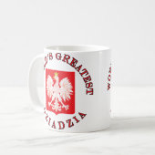Das bestste Dziadzia der Welt Kaffeetasse (Vorderseite Links)