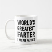Das bestste Farter der Welt, gemeiner Vater I Kaffeetasse (Links)