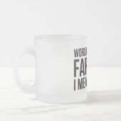 Das bestste Farter der Welt… I gemeiner Vater Mattglastasse (Links)