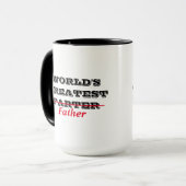 DAS BESTSTE FARTER DER WELT TASSE (Vorderseite Links)
