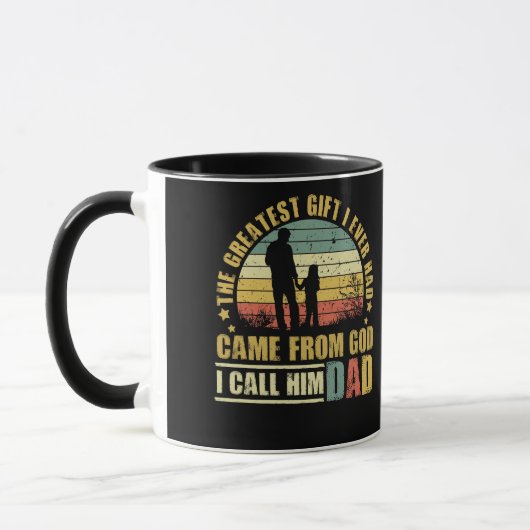 Das Bestste Geschenk, das ich je vom Vater Gottes Tasse (Links)