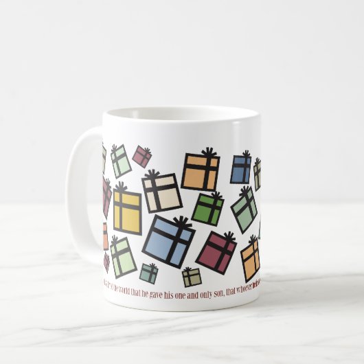 Das bestste Geschenk des Gottes Kaffeetasse (Vorderseite Links)