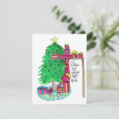 Das Bestste Geschenk von allen Feiertagskarte (Stehend Vorderseite)