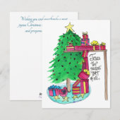 Das Bestste Geschenk von allen Feiertagskarte (Vorne/Hinten)