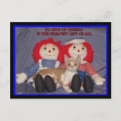 Das Bestste Geschenk von allen Postkarte (Vorderseite)