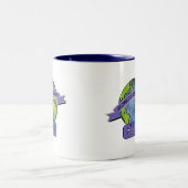 Das bestste Gigi der Welt Zweifarbige Tasse (Mittel)