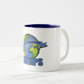 Das bestste Gramps der Welt Zweifarbige Tasse (VorderseiteRechts)