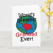 Das Bestste Grandadherz der Welt Karte (Gelbe Blume)