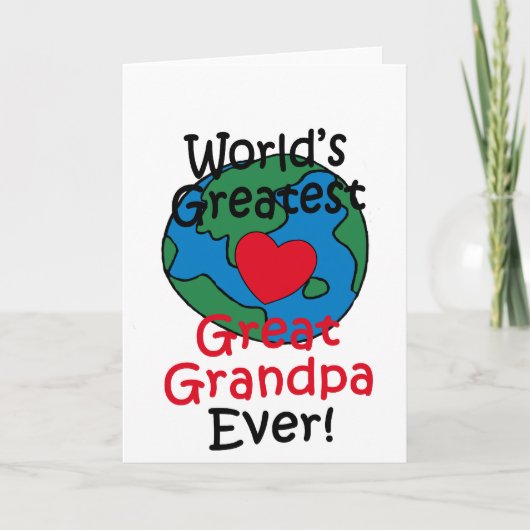 Das Bestste Großherz der Welt Karte (Vorderseite)