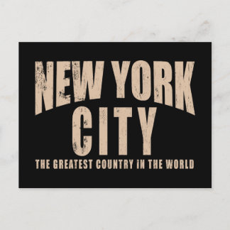 Das Bestste Land der Welt in New York Postkarte