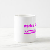 Das bestste MeeMaw der Welt Kaffeetasse (Mittel)