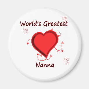 Das bestste nanna der Welt Magnet
