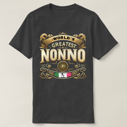 Das Bestste Nonno der Welt T-Shirt (Design vorne)