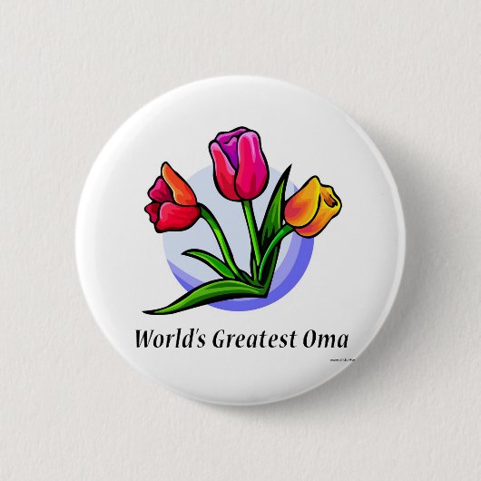 Das bestste Oma der Welt Button (Vorderseite)