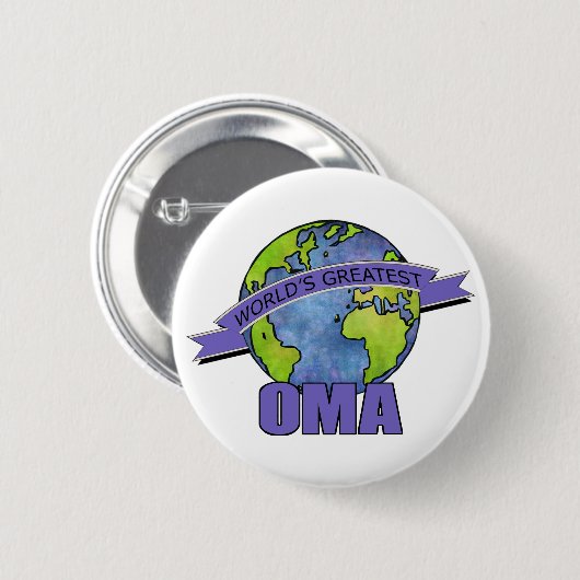 Das bestste Oma der Welt Button (Vorne & Hinten)