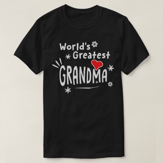 Das Bestste Oma der Welt  T-Shirt (Design vorne)