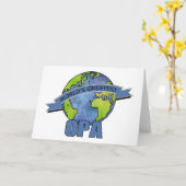 Das bestste Opa der Welt Karte (Gelbe Blume)