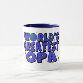 Das bestste Opa der Welt Tasse (Zentrum)