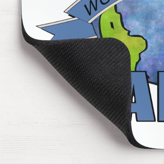 Das bestste Papou der Welt Mousepad (Ecke)