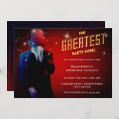 Das Bestste Party aller Geburtstage Einladung (Vorne/Hinten)