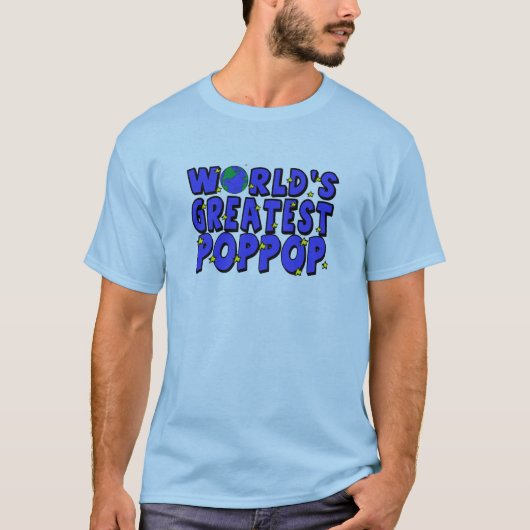 Das bestste PopPop der Welt T-Shirt (Vorderseite)