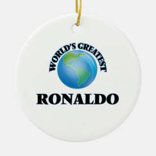Das bestste Ronaldo der Welt Keramik Ornament