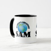 Das bestste Sam der Welt Tasse (Vorderseite Links)