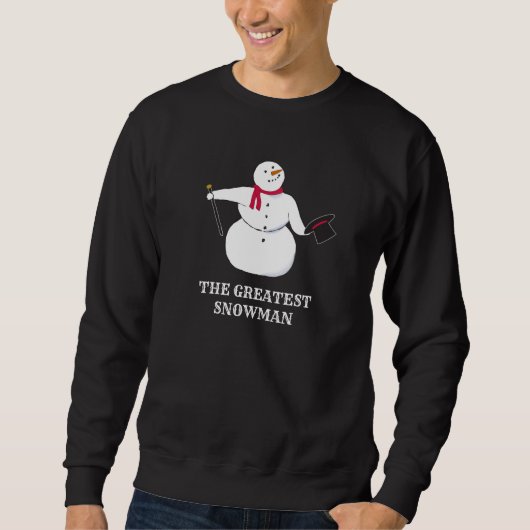 Das Bestste Snowman Sweatshirt (Vorderseite)