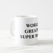 DAS BESTSTE SUPERMANNY DER WELT KAFFEETASSE (Vorderseite Links)