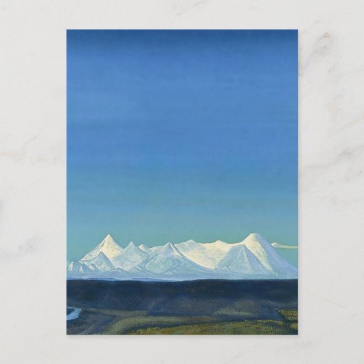 "Das Bestste und das früheste" von Nicholas Roeric Postkarte (Vorderseite)