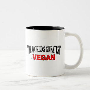 Das bestste vegane der Welt Zweifarbige Tasse