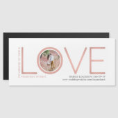 Das bestste von diesen ist Liebe Foto Save the Dat Magneteinladung (Vorne/Hinten)