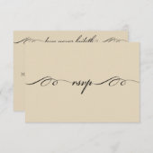 Das bestste von diesen ist Liebe-Wartekarte RSVP Karte (Vorne/Hinten)