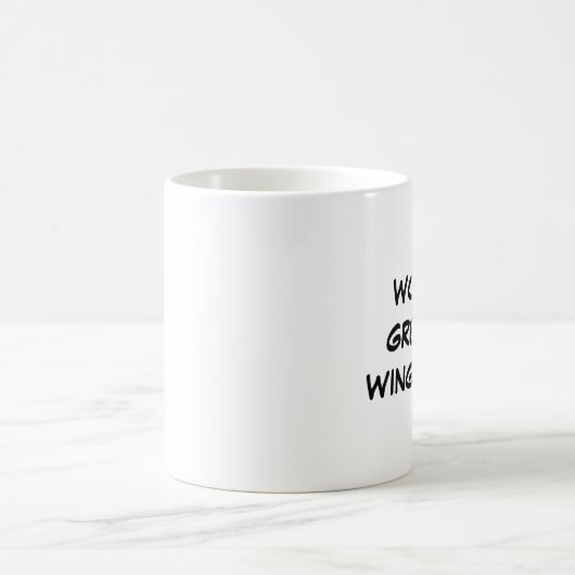 "Das bestste Wingwoman der Welt " Kaffeetasse (Mittel)