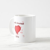 Das bestste yaya der Welt Kaffeetasse (Vorderseite Links)