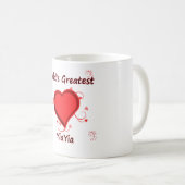 Das bestste yiayia der Welt Kaffeetasse (VorderseiteRechts)