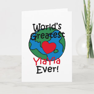 Das Bestste YiaYia-Herz der Welt Karte