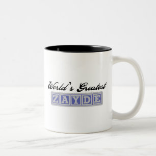 Das bestste Zayde der Welt Zweifarbige Tasse